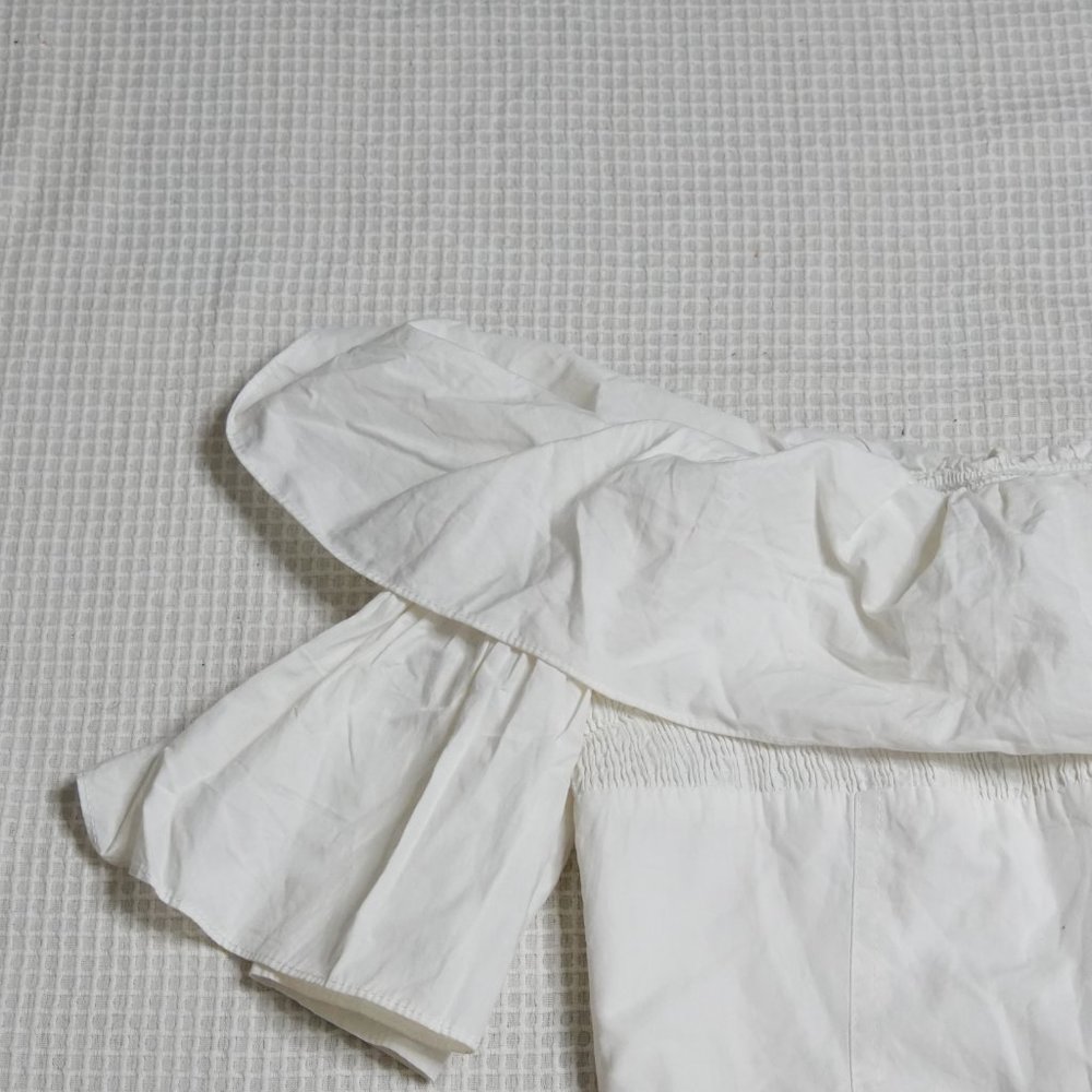 BRAND NEW LIMITED EDITION ZARA RUFFLE CROP TOP FOR SUMMER - Picture 6 of 9